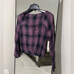 Express: Size Small, Tie Neck/Cinched Waist top